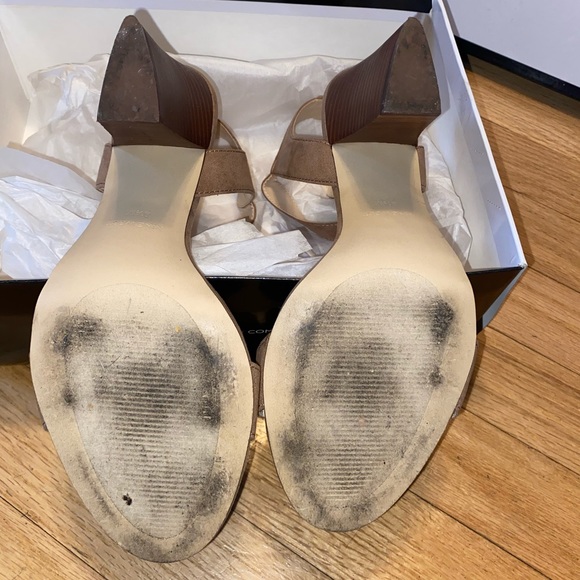 Like New Nine West Wrap Heeled Sandal - Picture 6 of 11